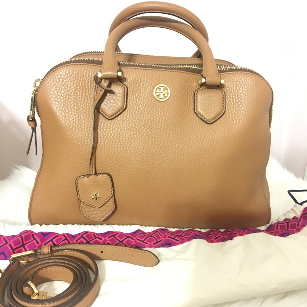 Tory Burch Robinson Triple Zip Satchel